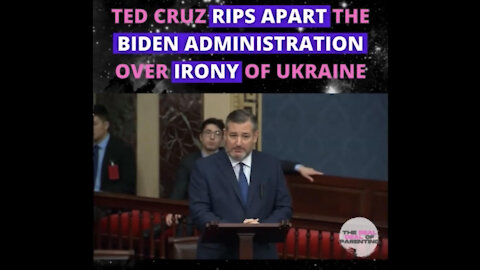 Ted Cruz Rips Apart The Biden Administration Over Irony of Ukraine