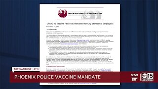 COVID-19 vaccine to be required for all City of Phoenix employees