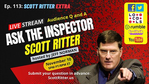 Scott Ritter Extra Ep. 113: Ask the Inspector