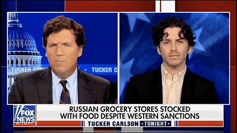 INTERVIEW: Tucker Carlson asks Rebel News reporter if Western sanctions against Russia are working?