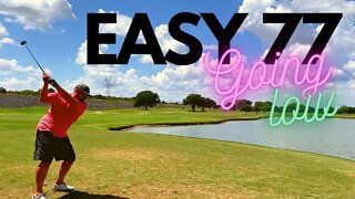 EVERY Shot 77 in 7 Minutes! (Easy Golf | Going Low | Par 70) Course Vlog at Lake Park 18