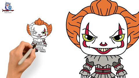How To Draw Pennywise It Welcome to Derry - Tutorial
