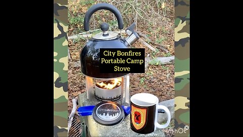 Morning Coffee with My City Bonfires Portable Camp Stove