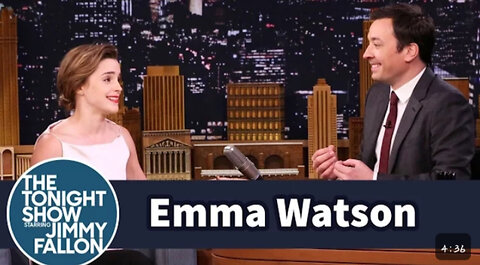 Emma Watson One Mistook Jimmy Fallon for Jimmy Kimmel