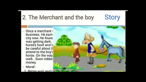 The Merchant and the boy | Life lesson story | English Moral Story