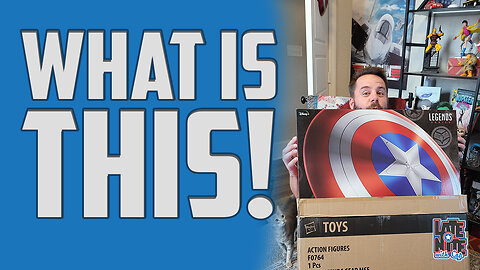 Cap Got a Gift in the Mail | Captain America Shield Unboxing | Marvel Toys