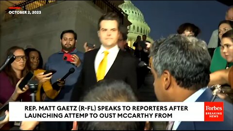 Matt Gaetz Press Conference on Capitol Steps