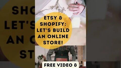 Etsy and Shopify #shorts Watch our Tutorial for Etsy Sellers, Let's Build an Online Store!
