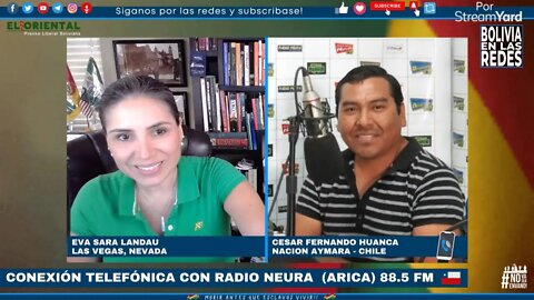 HOY CON FERNANDO HUANCA DE #NACIÓNAYMARA, #ARICA - #CHILE, RADIO NEURA