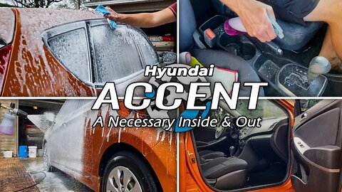 Hyundai Accent | A NECESSARY Inside & Out CLEANING! | Turned out Looking GREAT!!!