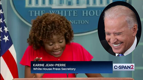 Jean-Pierre asked about Joe Biden laughing about a mom who lost both sons to Fentanyl 😂💉💀