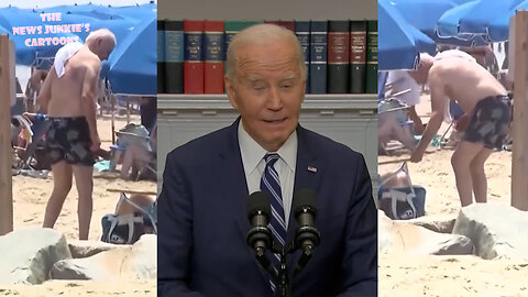 Biden, who has spent 40% of his entire presidency on vacation, screams about the House recess: "Two weeks! They're walking away. Two weeks! What are they thinking?! My God! This is bizarre!.. this is... is... come on!"