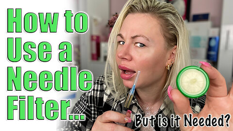 How to Use a Needle Filter... But is it Needed? | Code Jessica10 saves you Money at Approved Vendors