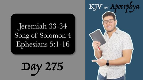 Day 275 - Bible in One Year KJV [2022]