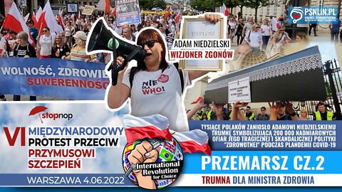 VI Międzynarodowy Protest Przeciw Przymusowi Szczepień - cz.2