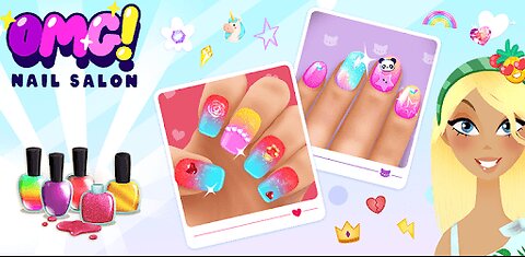 Fashion Nail💅🏽 Art Game - Stylish Nails Manicure - Kids and Girls Gameplay
