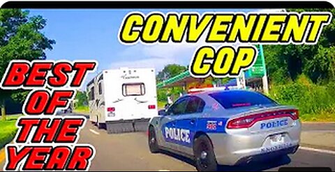 BEST OF THE YEAR | CONVENIENT COP | Drivers Busted by Police, Instant Karma, Karma Cop, Justice Clip