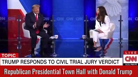 CNN's Town Hall Moderator Attempts to Roast President Trump