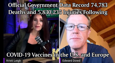 Official Government Data Record 74,783 Deaths and 5,830,235 Injuries Following COVID-19 Vaccines