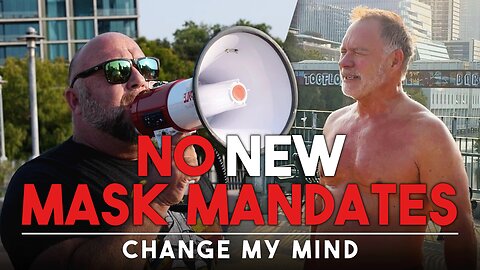 No New Mask Mandates with Alex Jones Trailer | Change My Mind