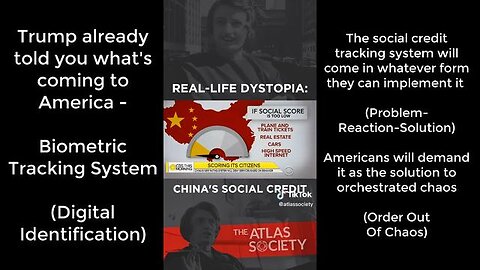 China Social Credit System Is America's Biometric Tracking System