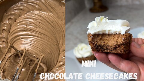 How To Make Mini Chocolate Cheesecakes
