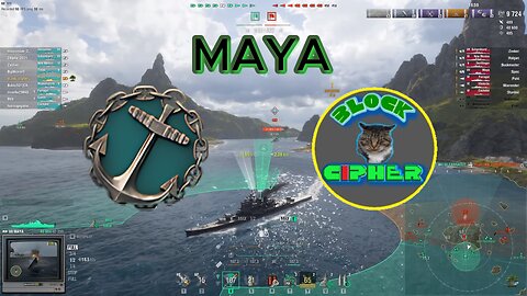 world of warships T7 Cruiser Maya