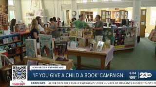 What is the 'If You Give a Child a Book' campaign all about?