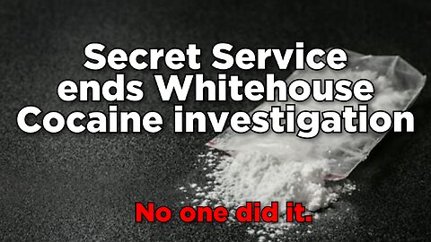 Secret Service ends Whitehouse Cocaine investigation with no culprit found...