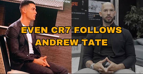 Even CR7 Follows Andrew tate