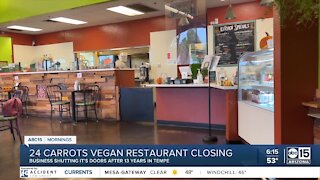 Why 24 Carrots in Tempe is closing