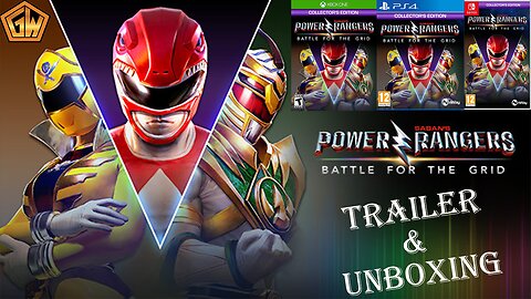 Power Rangers Battle For The Grid Trailer And Ps4 Switch Xbox One Unboxing (GamesWorth)