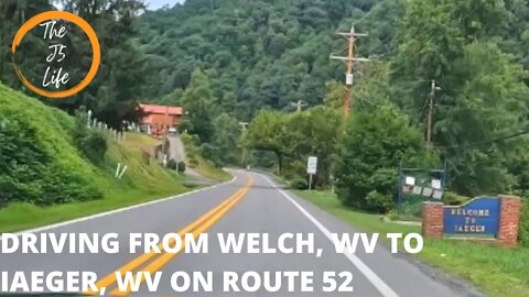 We’re Driving From Welch, WV To Iaeger, WV Down Route 52!