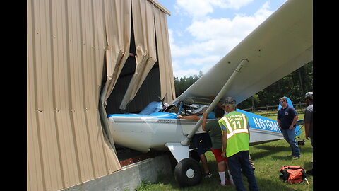 SMALL PLANE CRASHES WHILE LANDING, LEGGETT TEXAS, 06/25/23...