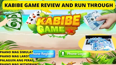 GCASH CASHOUT | KABIBE GAME RUN THROUGH TUTORIAL
