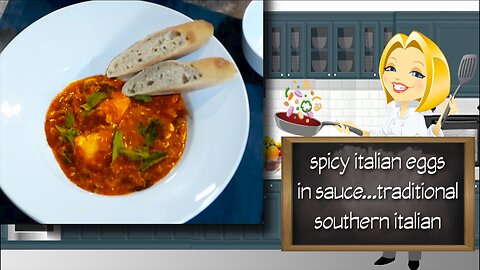 Spicy Italian Eggs in Sauce | Traditional Southern Italian | Uova Piccante in Purgatorio