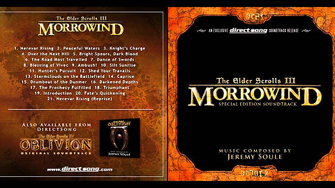 The Elder Scrolls III - Morrowind - Full Soundtrack Album.