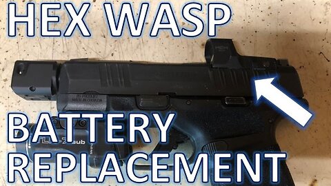 Hex Wasp Battery Replacement (And Sighting In)