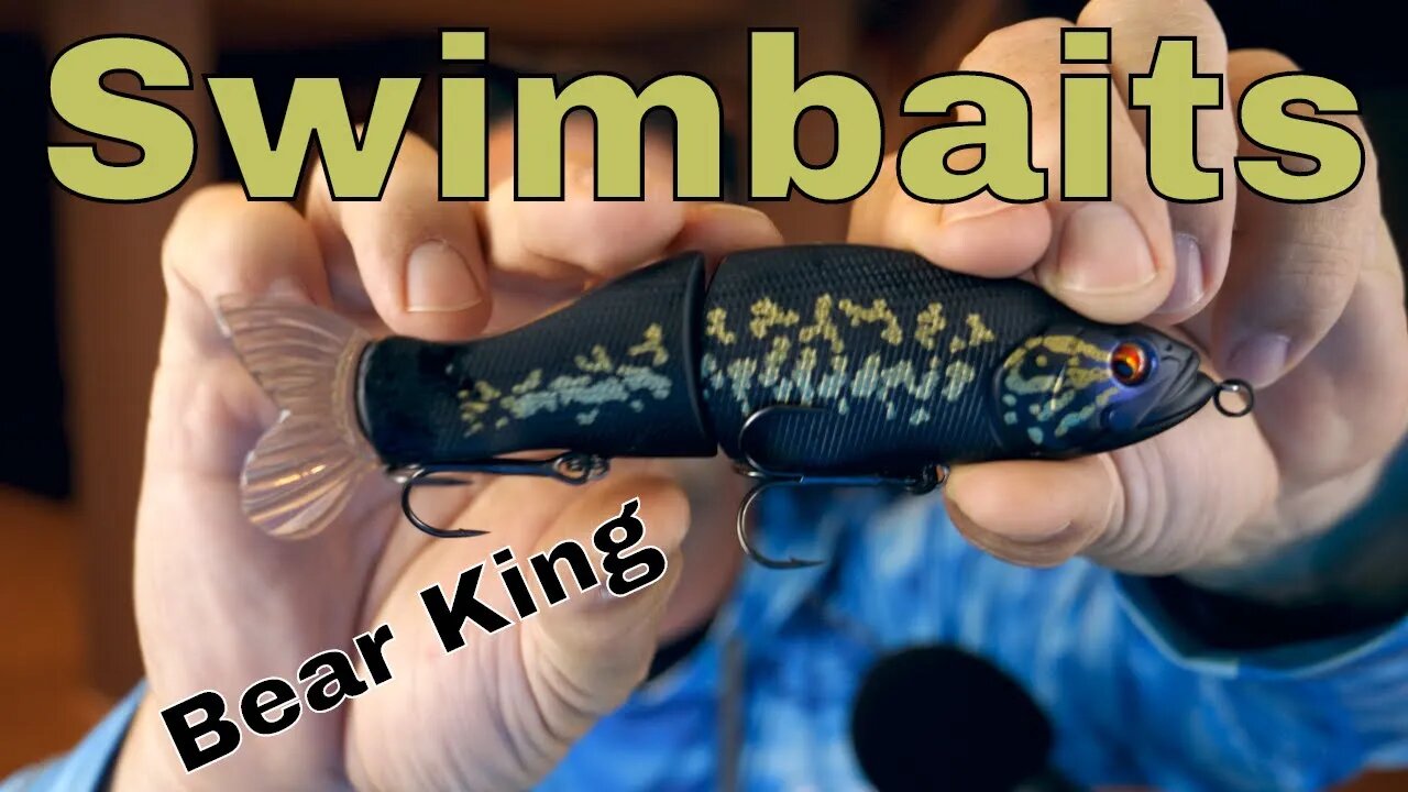 What is a swimbait? New Cheap Glide Bait From Japan (bear king lures)