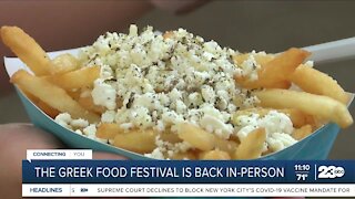 The Greek Food Festival is back in person