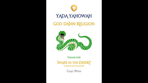 YYV1C12 God Damn Religion Snake in the Desert…Slithering Out of the Garden Dishonest Abe