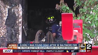 One dead in Southeast Baltimore house fire