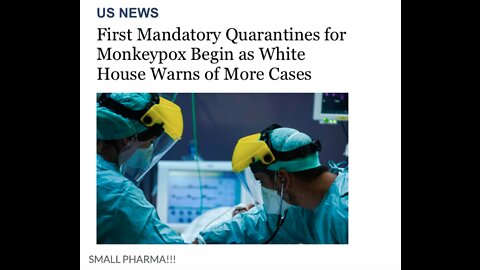 MONKEY POX OR MONKEY BUSINESS - CDC Quietly Fires Monkeypox Deniers