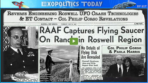 Reverse Engineering Roswell UFO Crash Technologies & ET Contact – Col Philip Corso Revelations