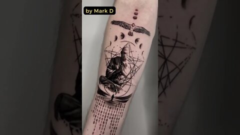 Stunning Tattoo by Mark D #shorts #tattoos #inked #youtubeshorts