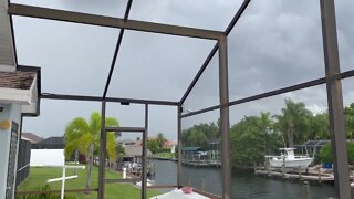 Typical afternoon storm in the rainy season here in Florida