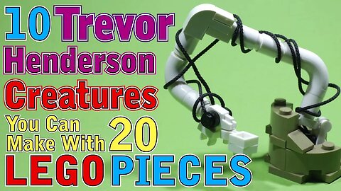 10 Trevor Henderson Creatures You Can Make With 20 Lego Pieces