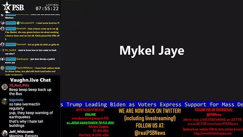 2024-04-03 07:47 EDT - Patriots Soapbox AM: with MykelJaye, SkyeBreeze