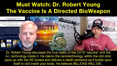 Must Watch: Dr. Robert Young - Everyone Has Been Graphenated... The VAXXXine Is a Directed BioWeapon & Covid Does NOT Exist (Proof Inside!)
