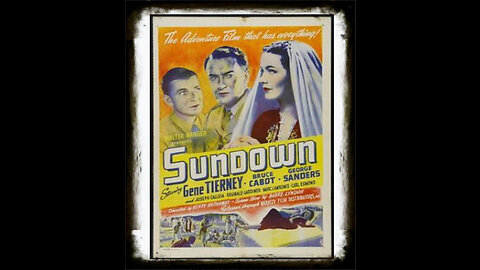 Sundown 1943 | Classic Adventure Drama| Vintage Full Movies | Action Drama